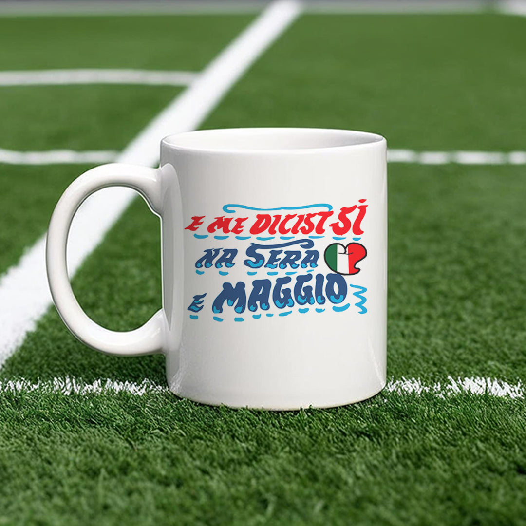 Mug Napoli SSC - 'Sarò Con Te E Tu Non Devi Mollare' - Design Campione Scudetto 2018, Termica - Foto 10