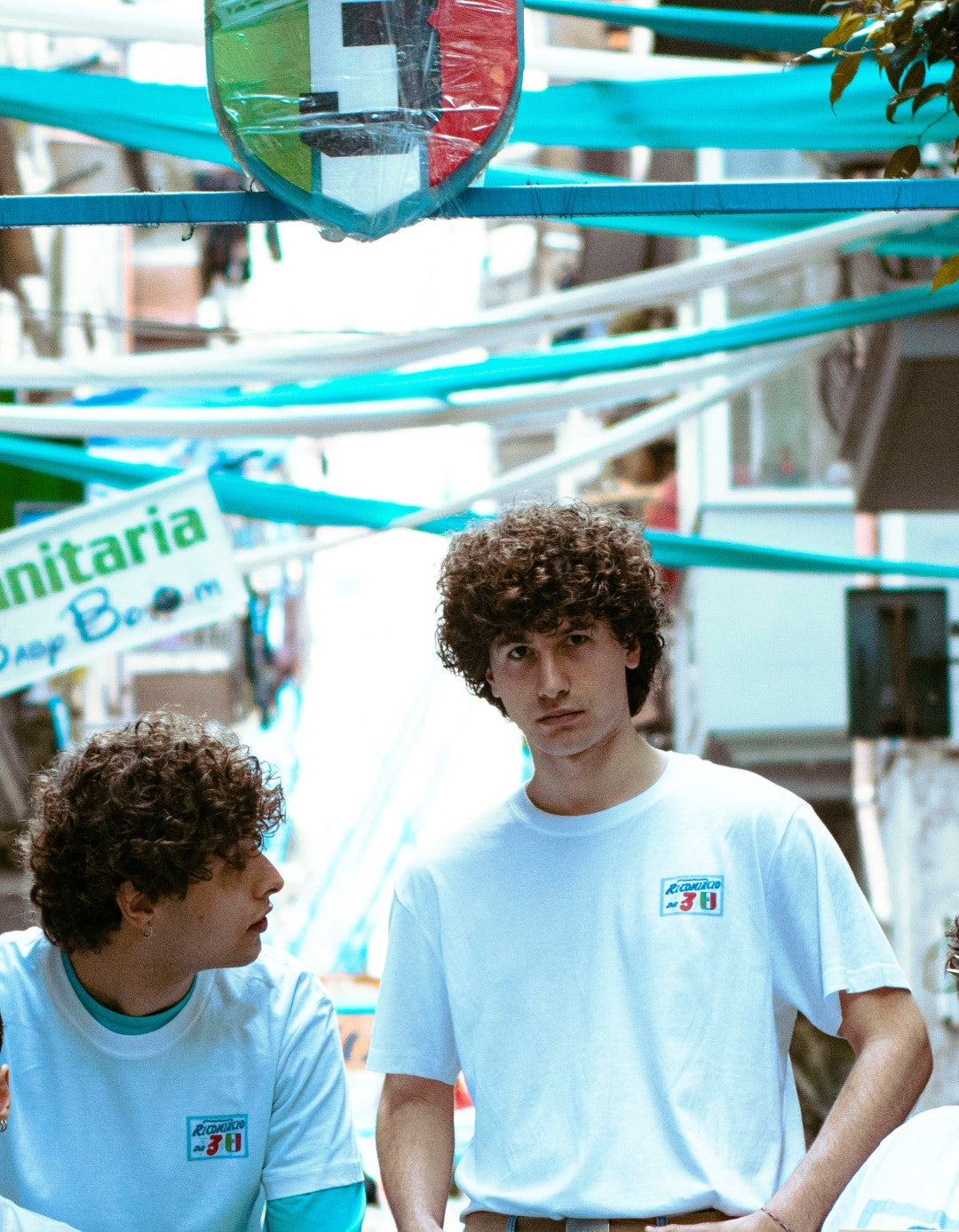 T-Shirt " Ricomincio da 3 " - Logo piccolo