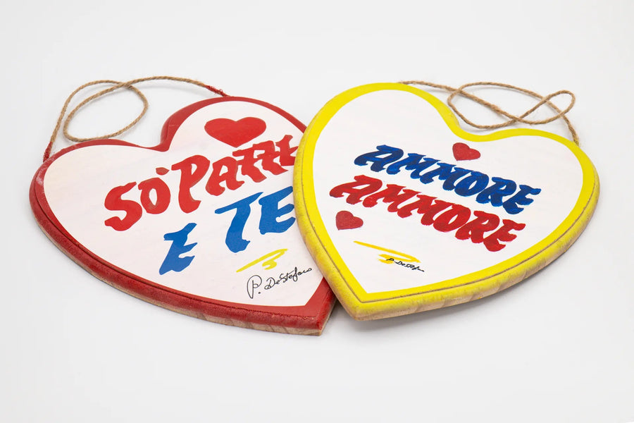 Cuore decorativo - Sò pazz’ e te