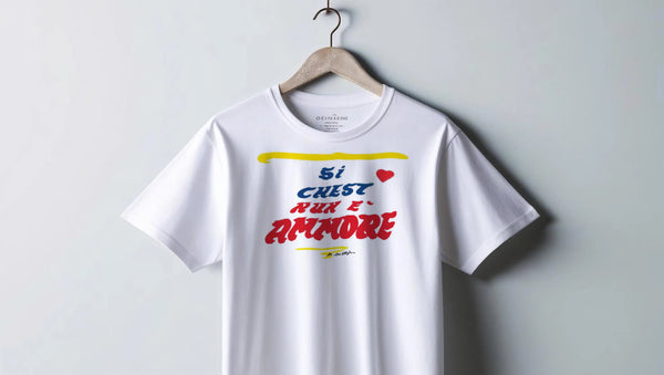 T-shirt "E si chest nun è ammore"