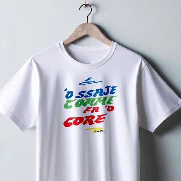T-shirt "O saje comm fa 'o core"