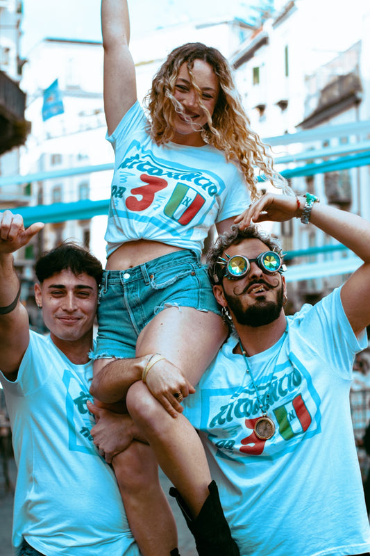 T-Shirt "Ricomincio da 3"