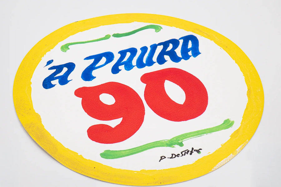 Tovaglietta pizza Smorfia Napoletana - ’A Paura 90